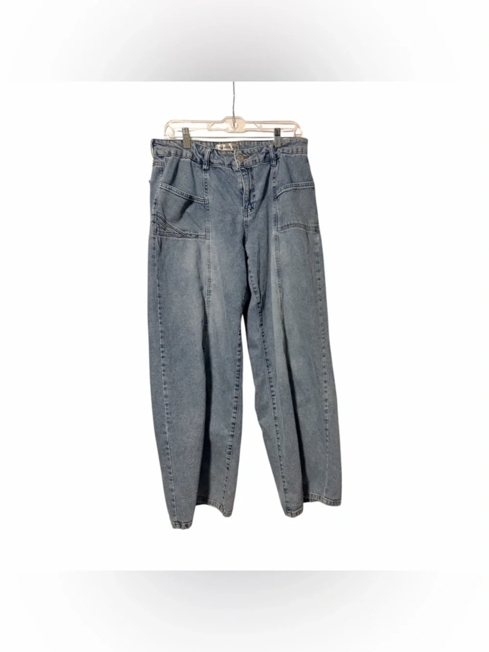 Madden Girl Vintage-Inspired High-Rise Panel Jeans - Light Blue Size 13 Juniors